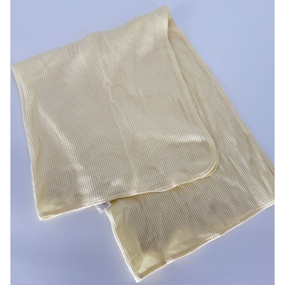 Carter's Other - Carter's Yellow Thermal Waffle‎ Weave Baby Blanket/Lovey